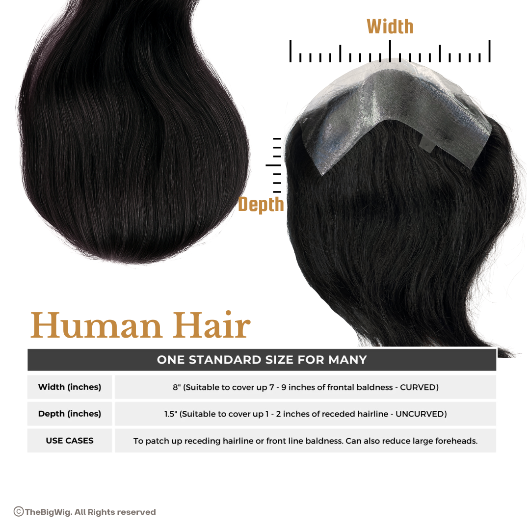 Frontline Hair Patch | 100% Original Human hair patch