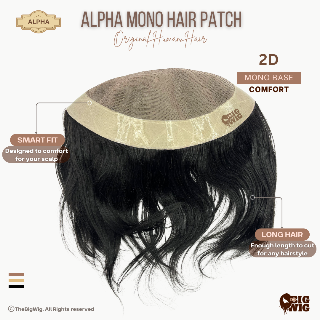 Alpha Monofilament Hair Patch – Superior Quality and Natural Appearance