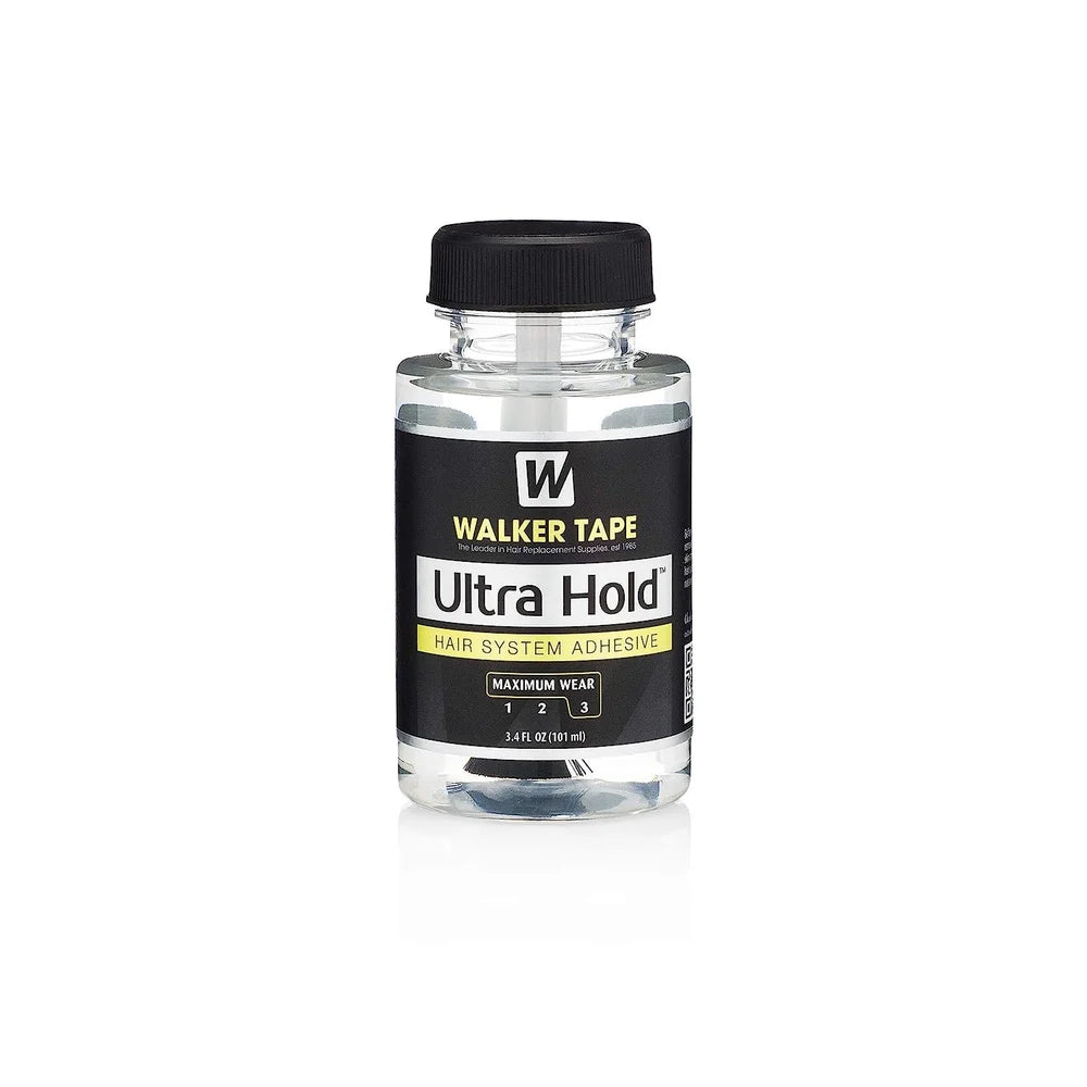 Walker – Ultra Hold Hair System Glue 101ml | Waterproof, Clear, Skin-Safe Adhesive for Wigs & Hair Patches (3–6 Weeks Hold)