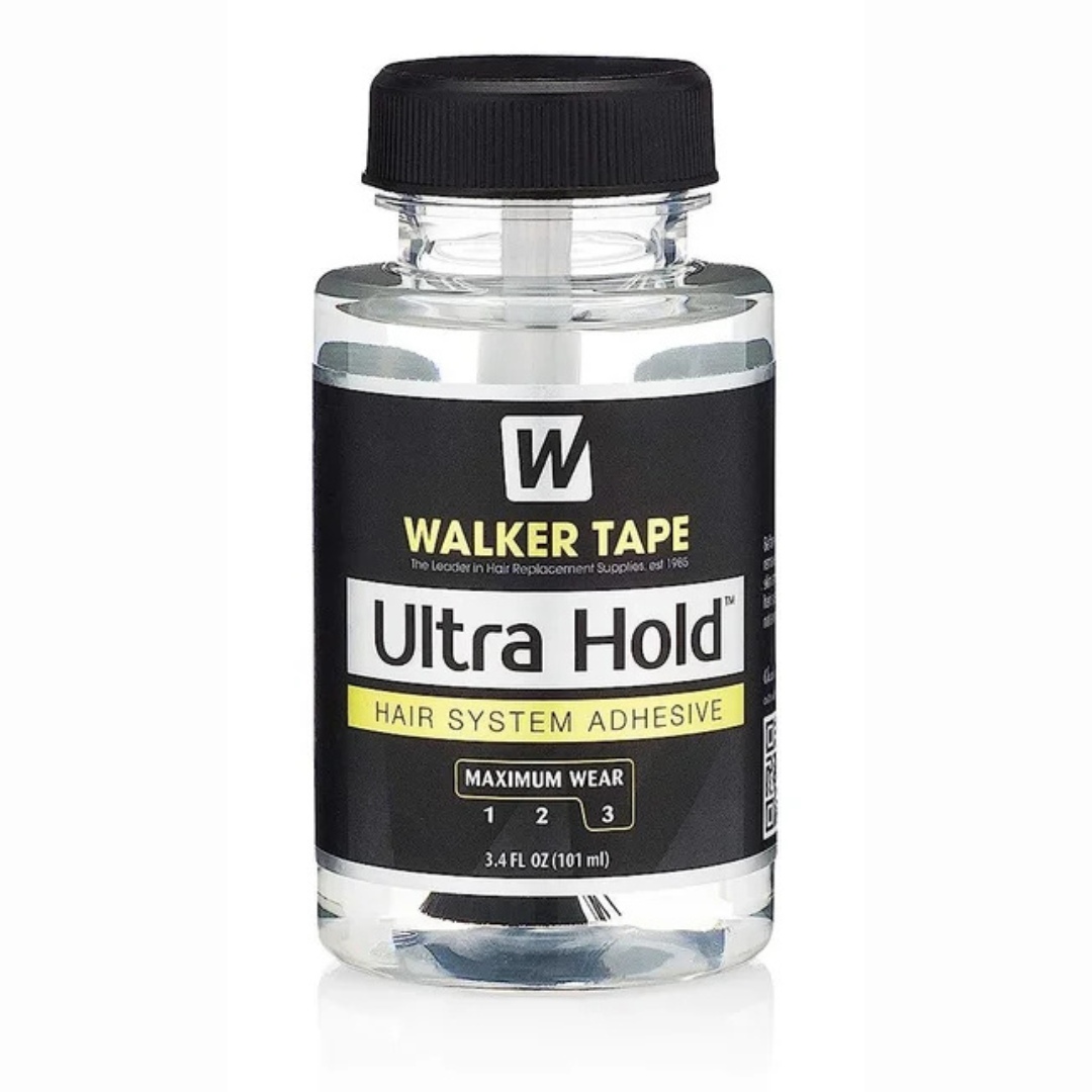 Walker ultra hold hair system glue 101ml – waterproof clear adhesive