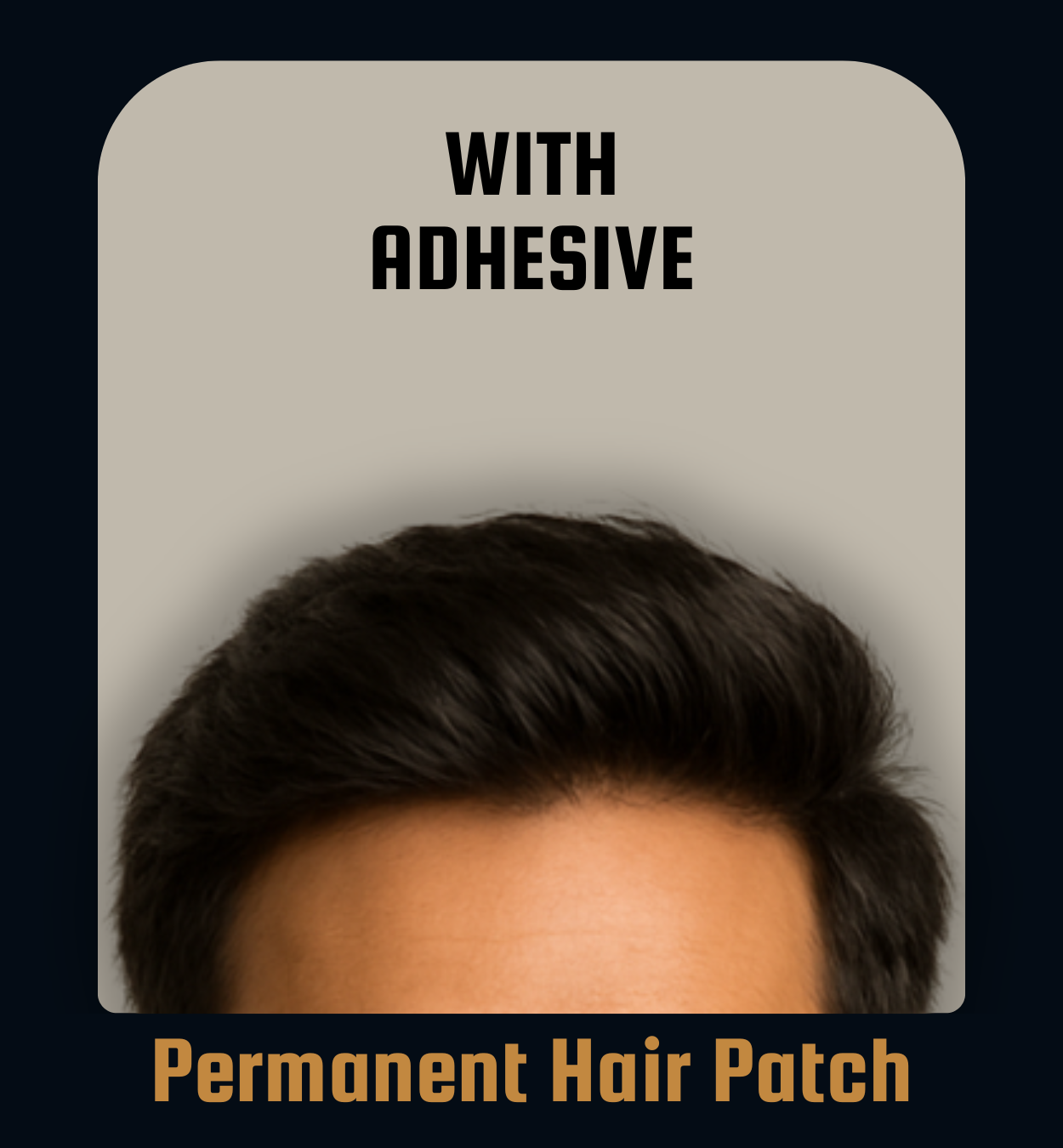 Permanent hair wigs for men