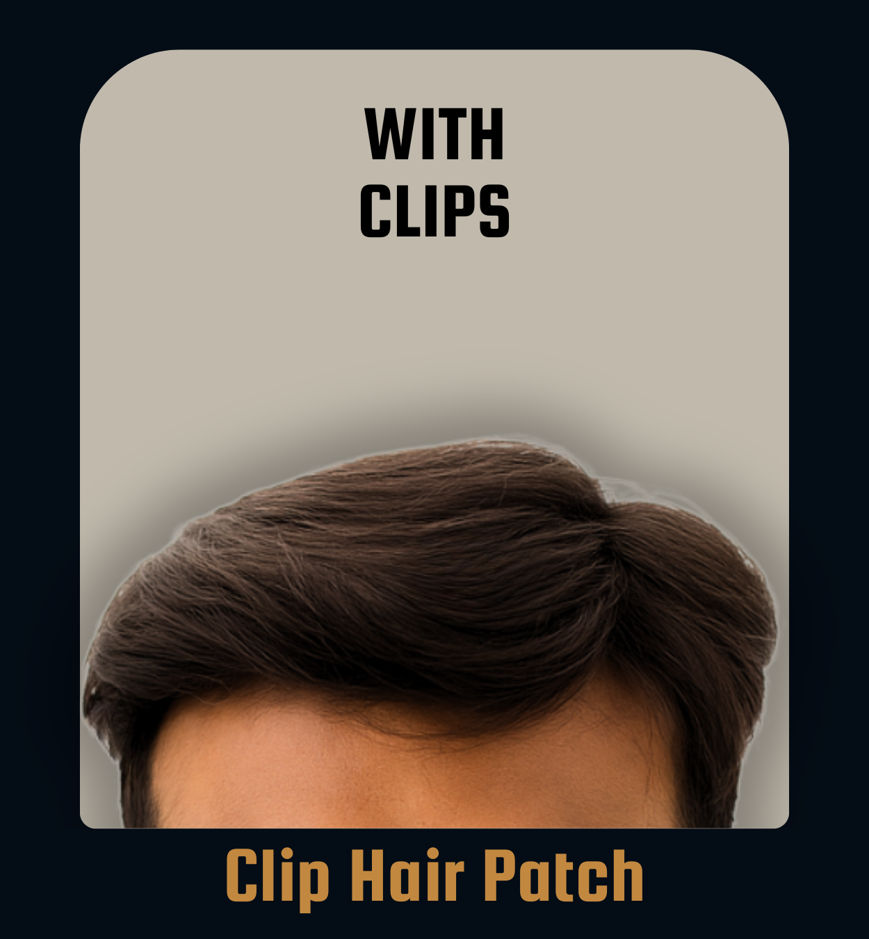 Ready to Wear Clipping Hair Patches for Men – No Glue, No Mess | Instant Hair Fix