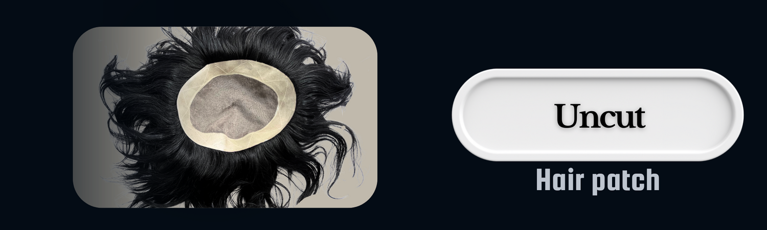Uncut Raw Hair Patch