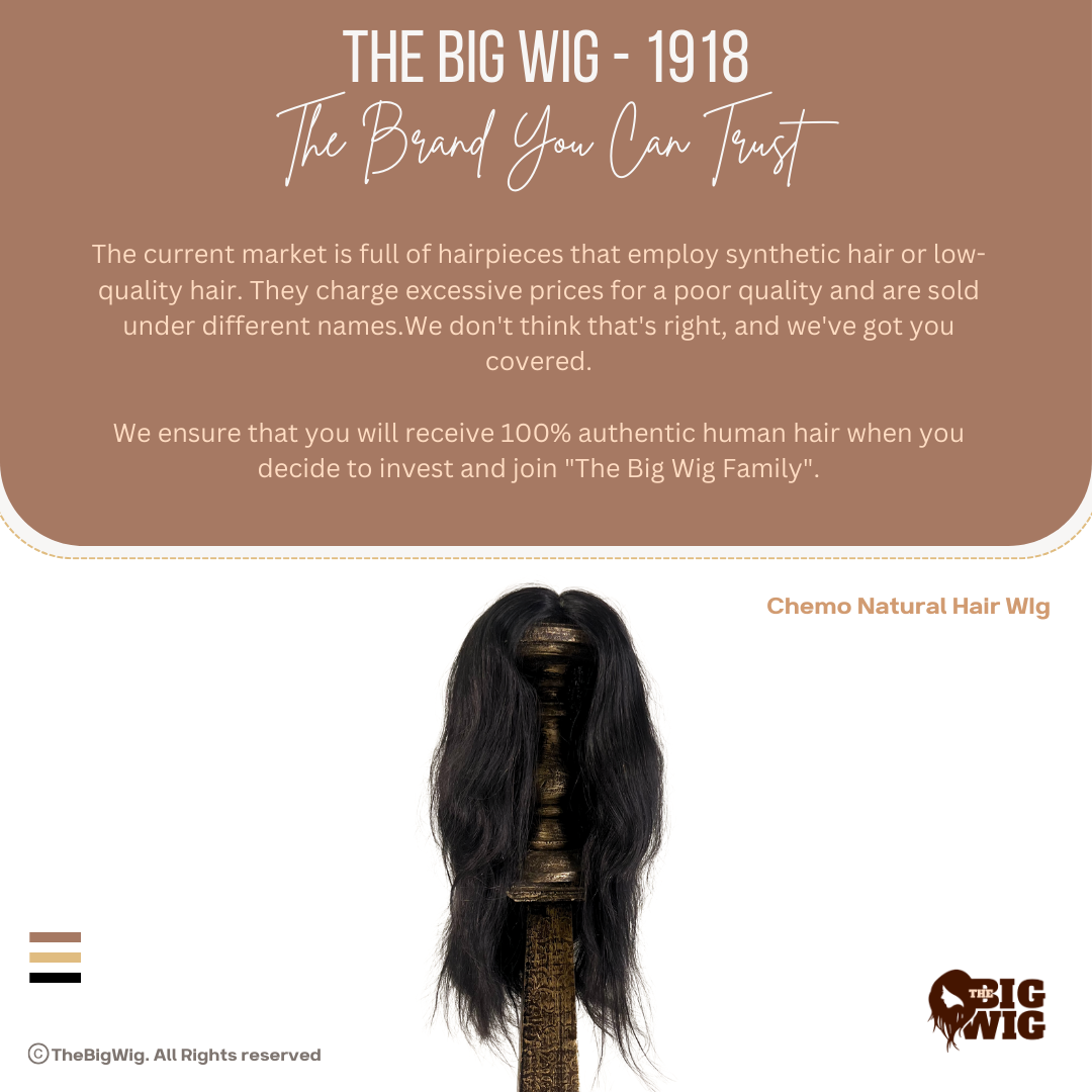 Human Hair Chemo Wig - The Big Wig