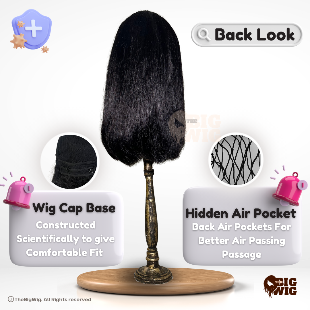 Cute Blunt Cut 18" Bio Fiber Wig for Female Cancer Patients