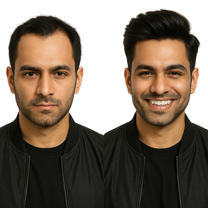 Premium Frontline Hair Patch | 100% Original Human hair patch