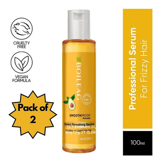 BIOLAGE SMOOTHPROOF 6-in-1 Hair Serum for Frizzy Hair, Vegan & No Added Parabens  (Pack of 2)