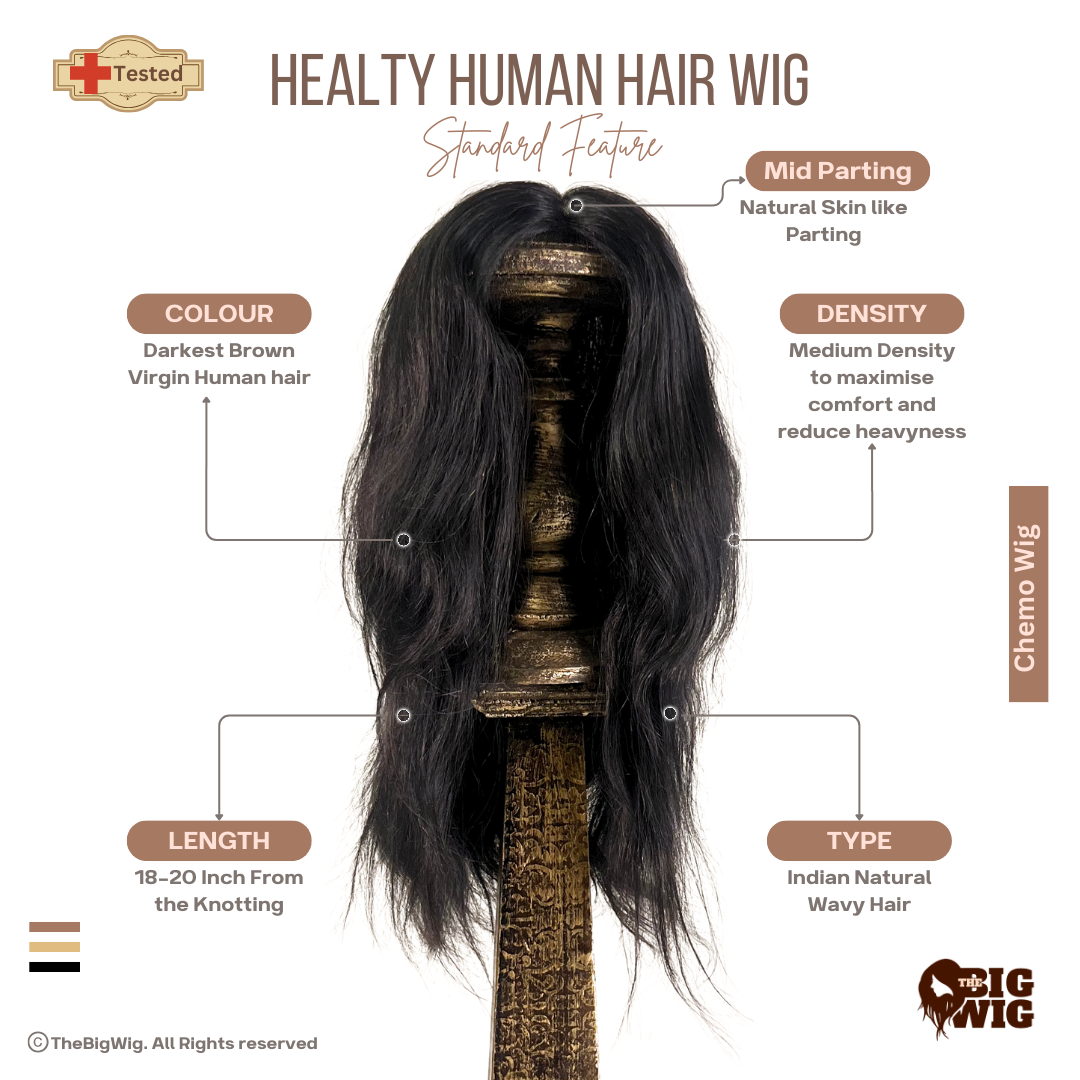 Human Hair Chemo Wig - The Big Wig