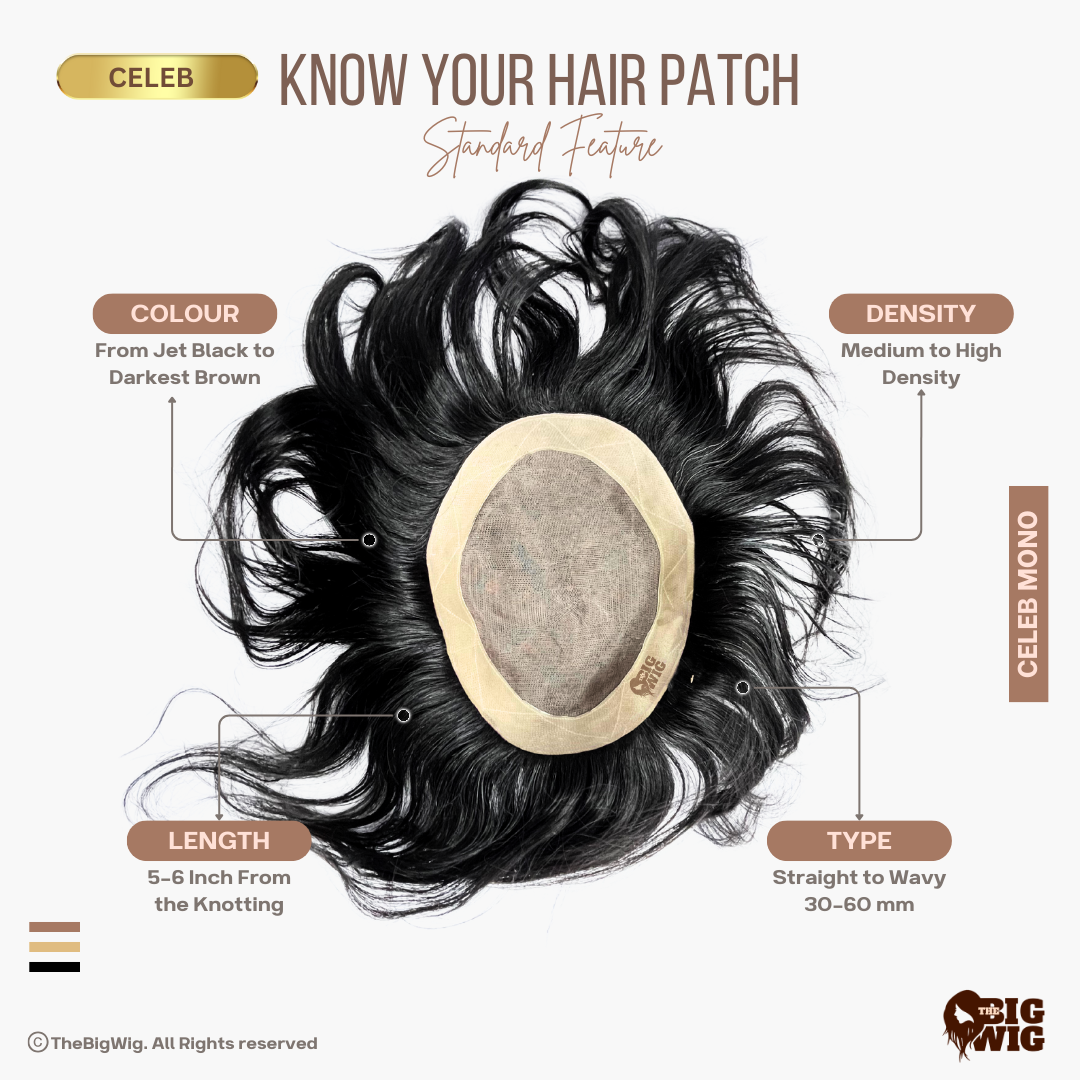 Premium Monofilament Hair Patch – Ultimate Quality and Realism