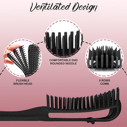 Brush for Hair Wigs, Patch, Topper, Extensions - Anti-tangle comb