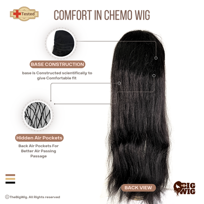 Chemo Classic Bio Fibre Wig 28" for Cancer Patients