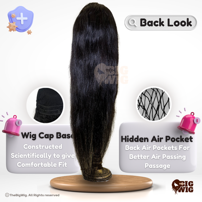 Wig cap design showcasing the adjustable straps for a perfect fit.