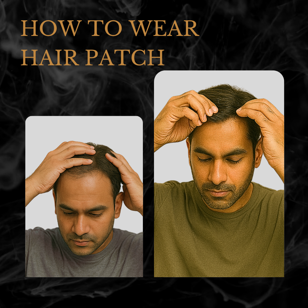 how to wear clipping hair patch