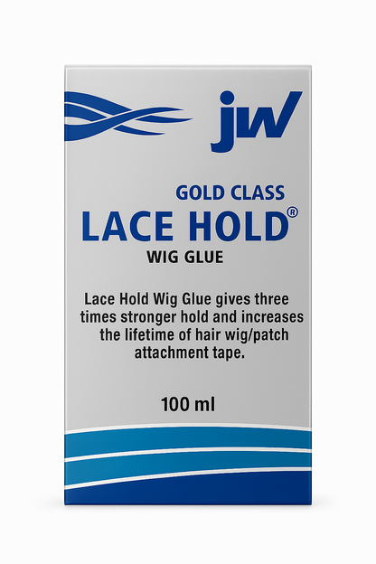 Hypoallergenic gold class hair patch glue with brush applicator